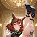 すらっとした足を見せてくれるネイチャさん 4枚目