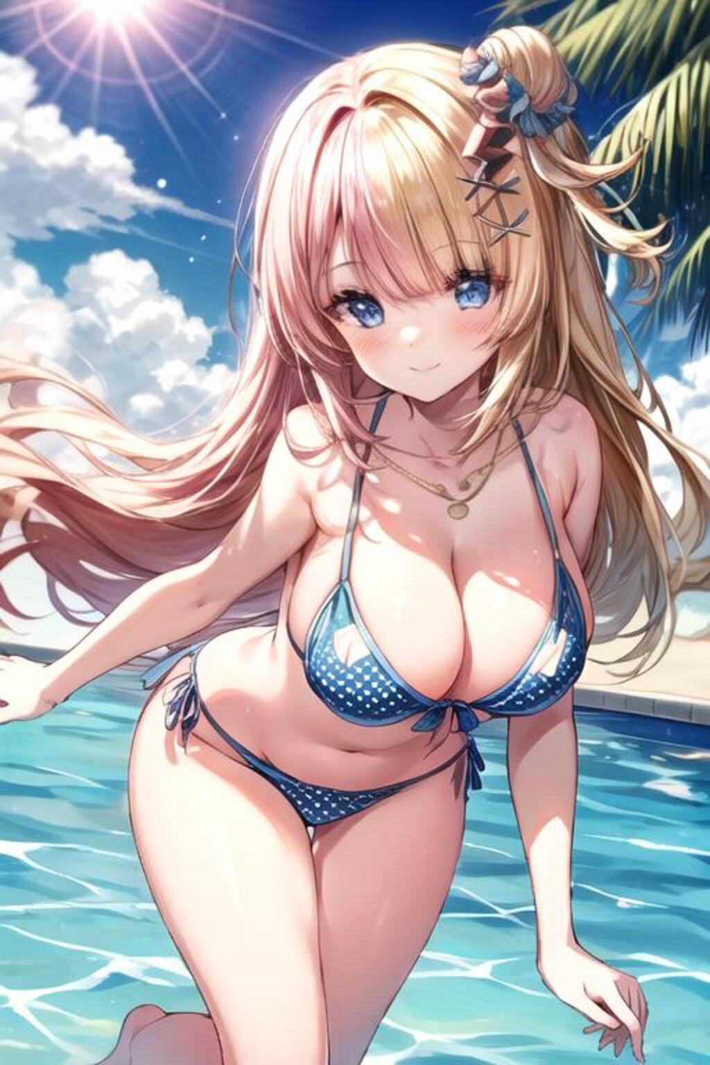 ハーフカラーVトリオの水着