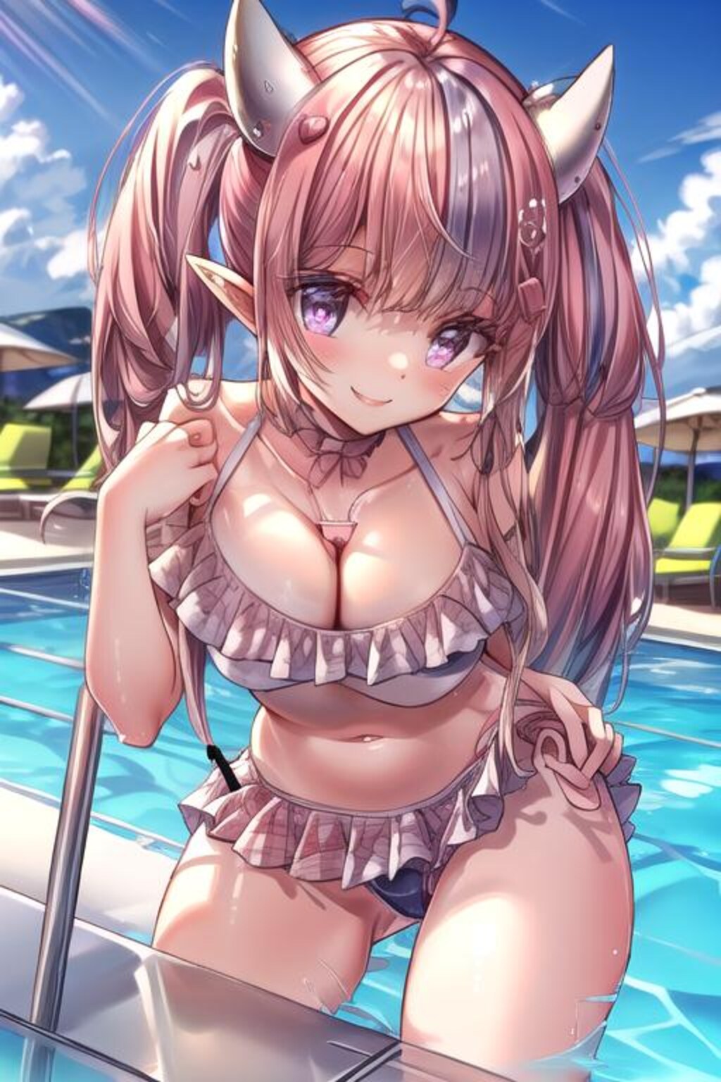 ハーフカラーVトリオの水着