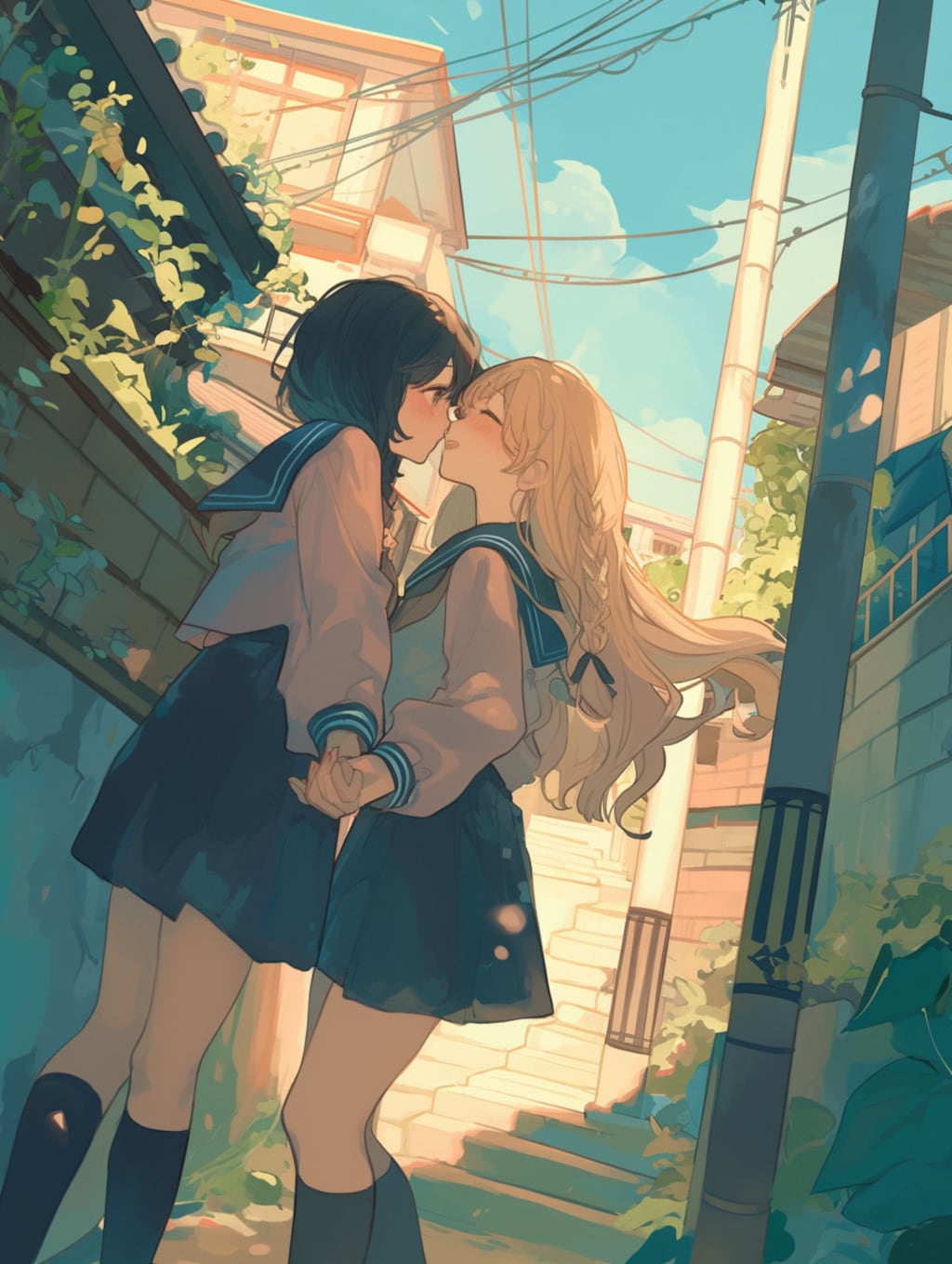 キスしたい二人のJK149