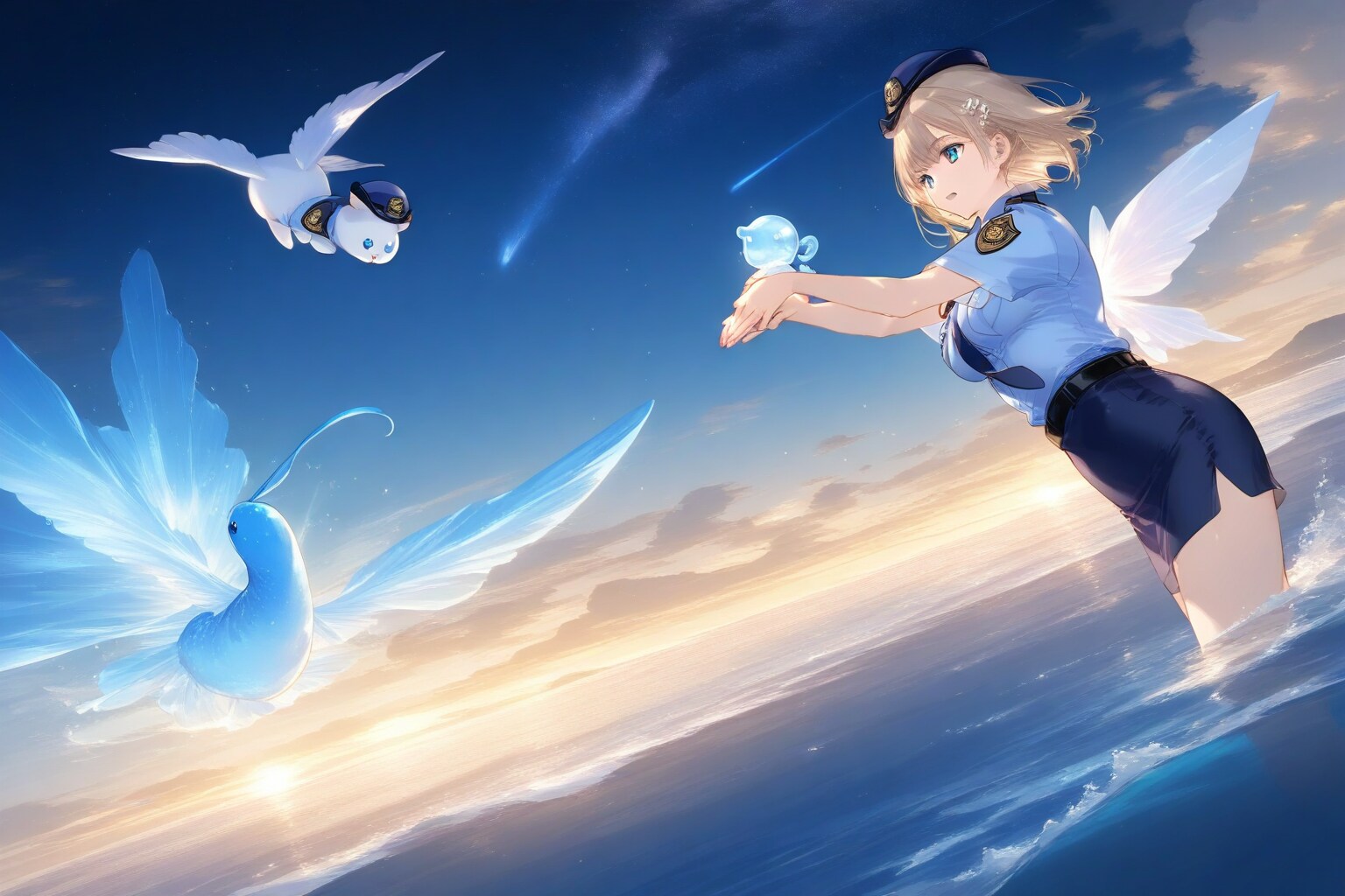 流氷の天使クリオネ刑事 | の人気AIイラスト・グラビア