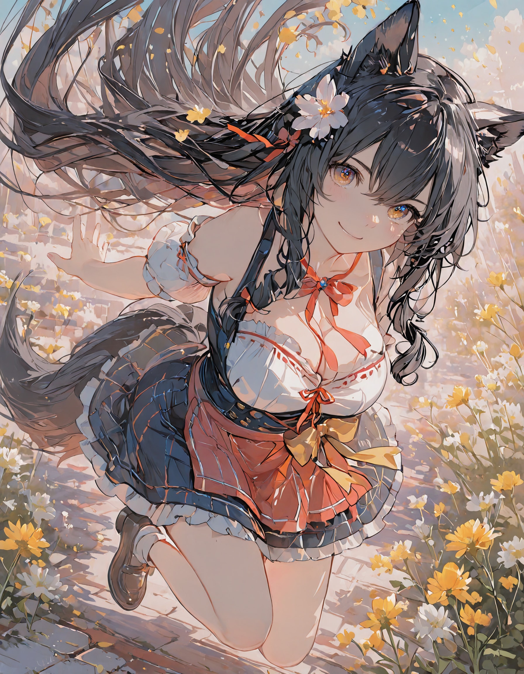 けもみみ娘 | の人気AIイラスト・グラビア