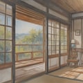 プロンプトテスト：indoors, grasses, 4枚目