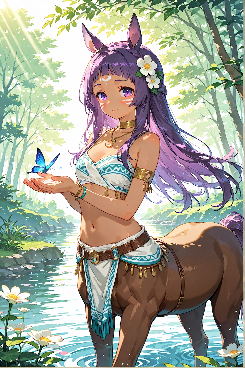 月明かりの河と精霊石【夢エリ】