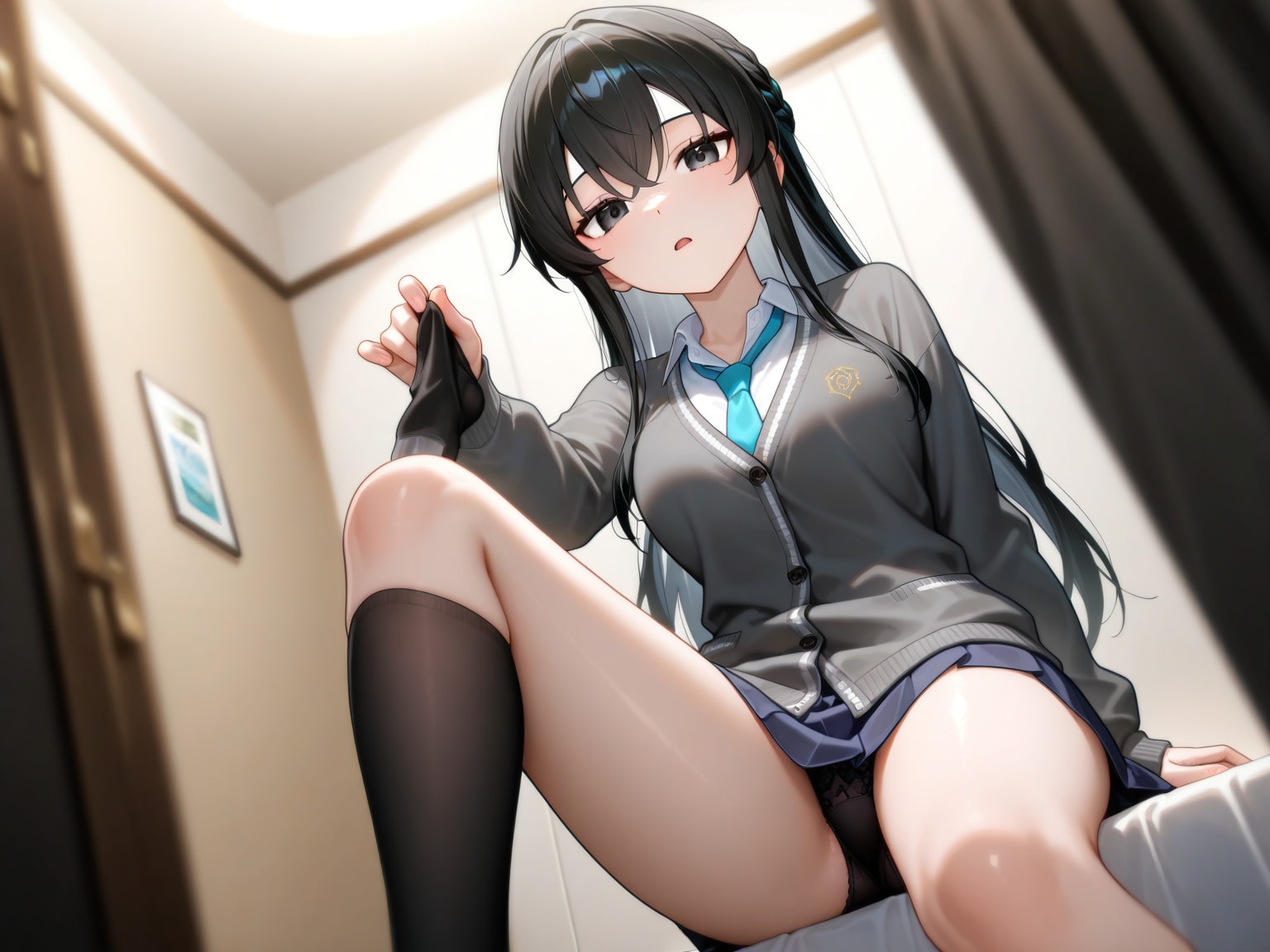 どこみてんの？