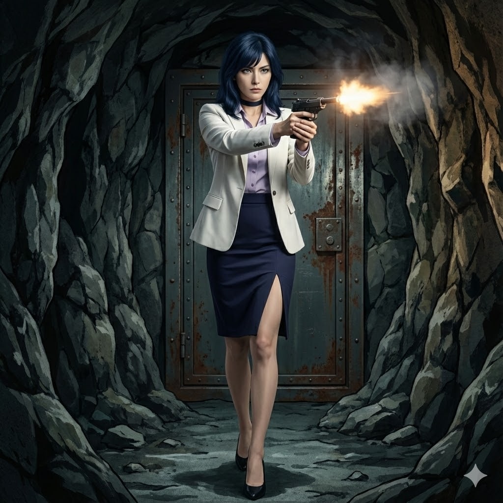 女捜査官、敵アジトに潜入