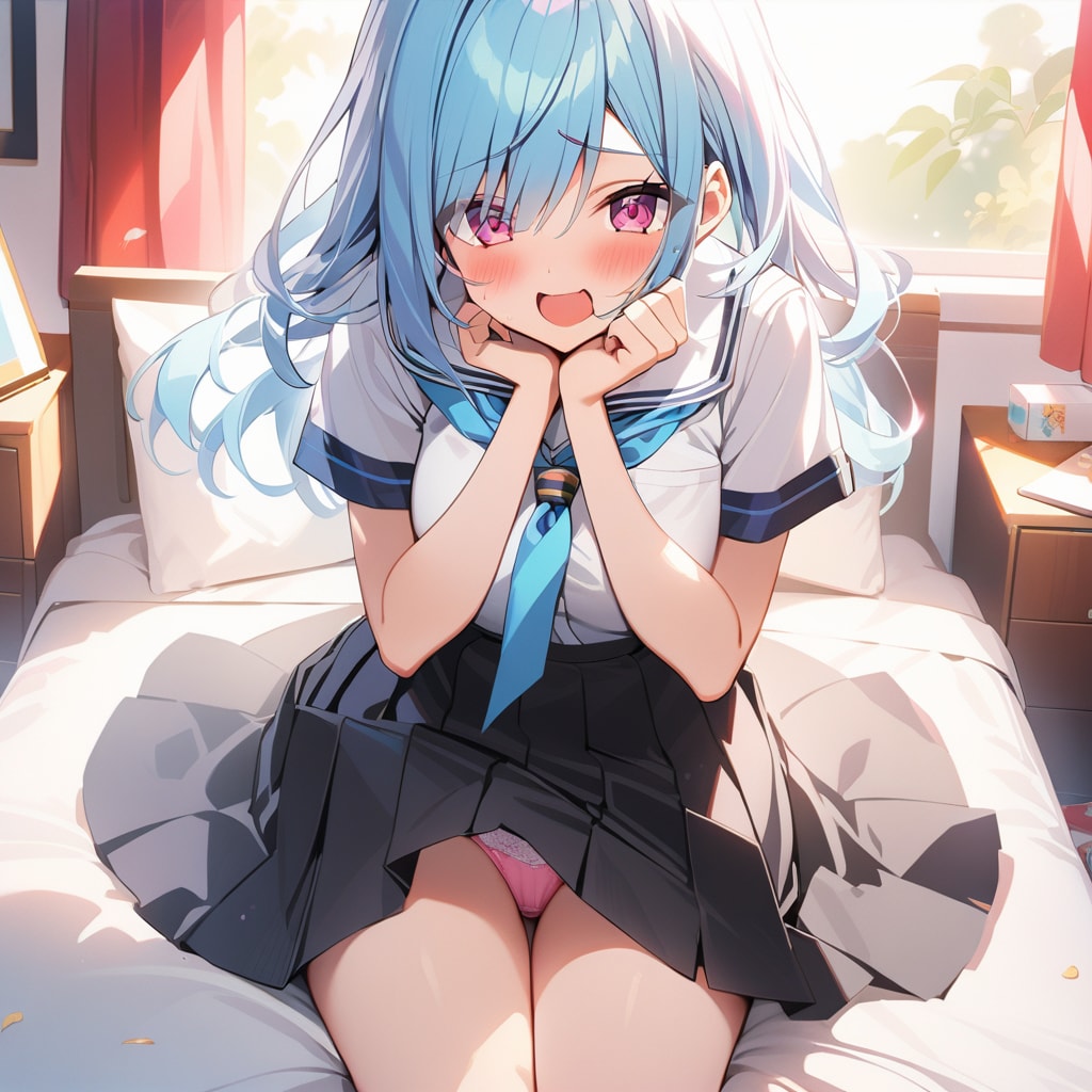 どこ見てるんですか～？……えっち♪