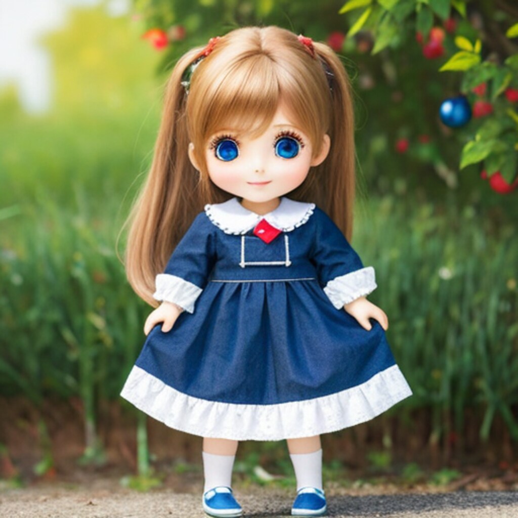 青い目のお人形さん