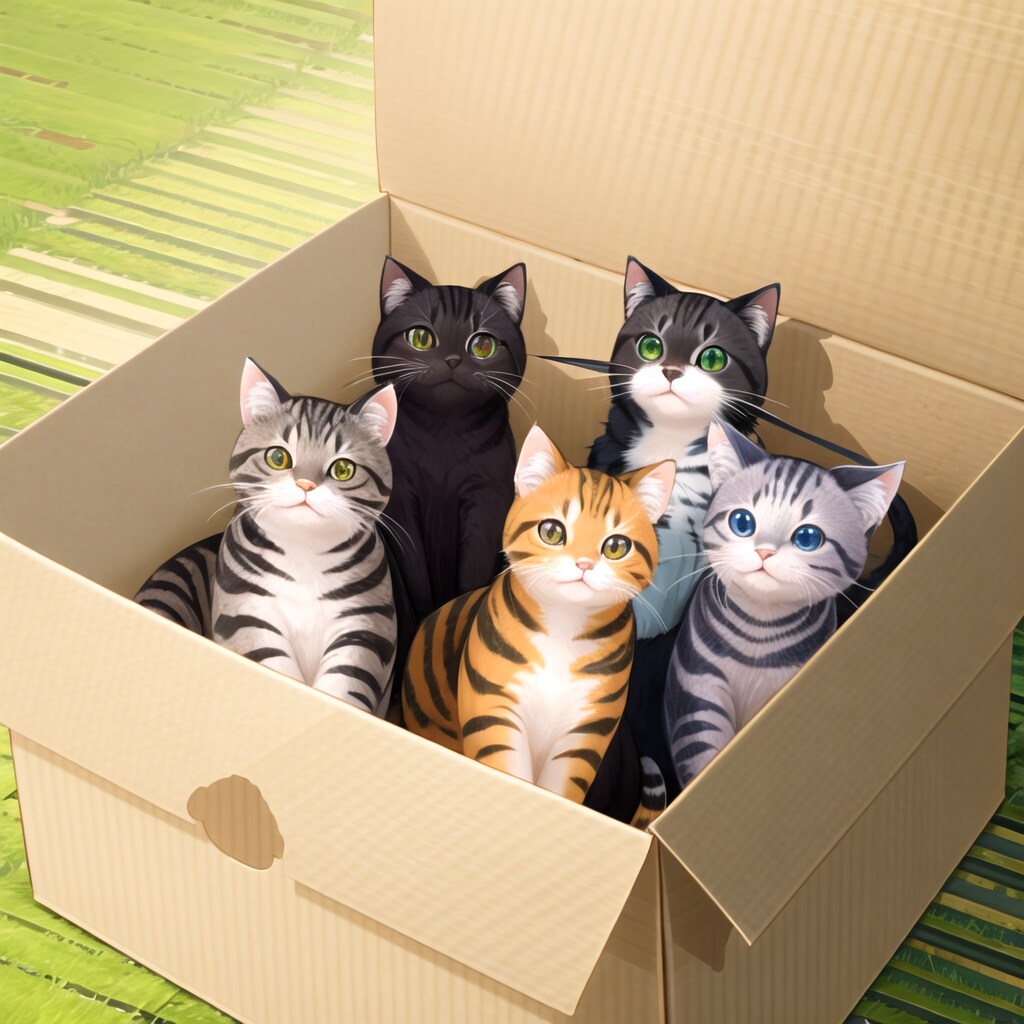 箱詰め | の人気AIイラスト・グラビア