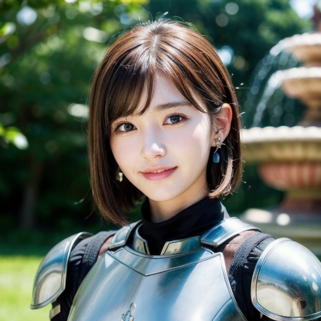 噴水広場のおぱ戦士