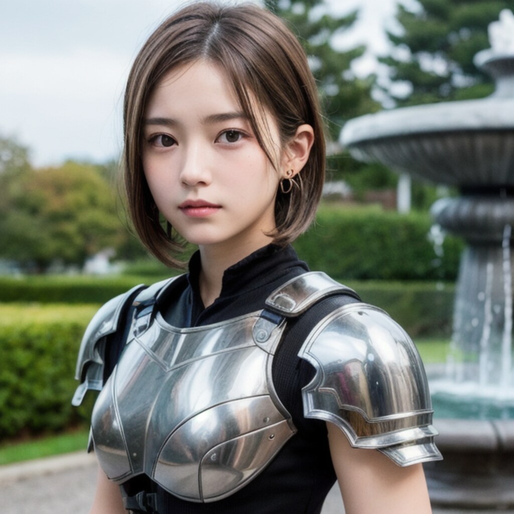 噴水広場のおぱ戦士