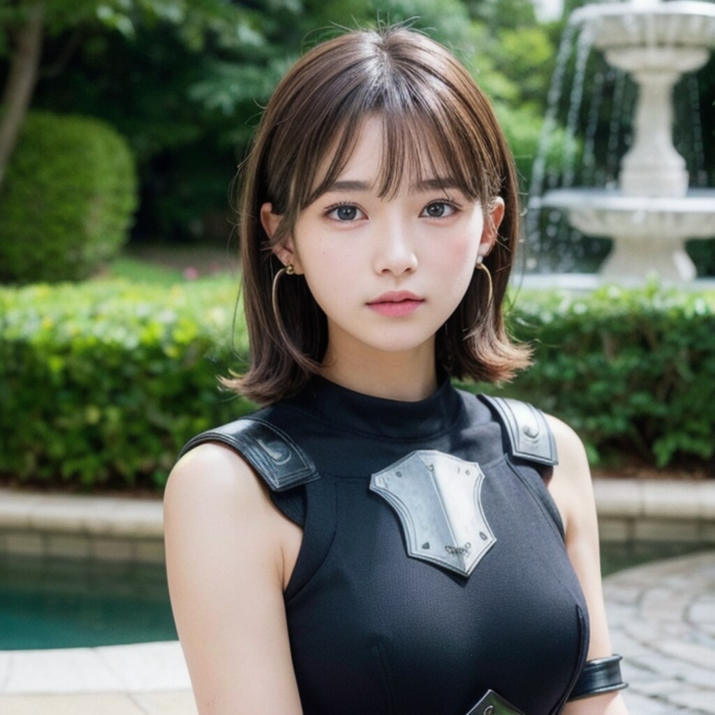 噴水広場のおぱ戦士