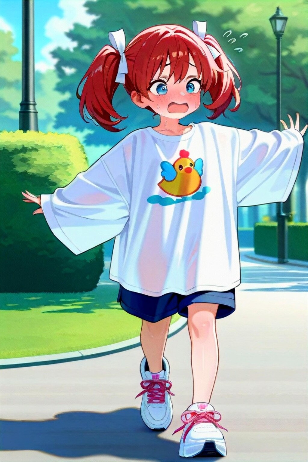 赤髪ちゃんのオーバーサイズ