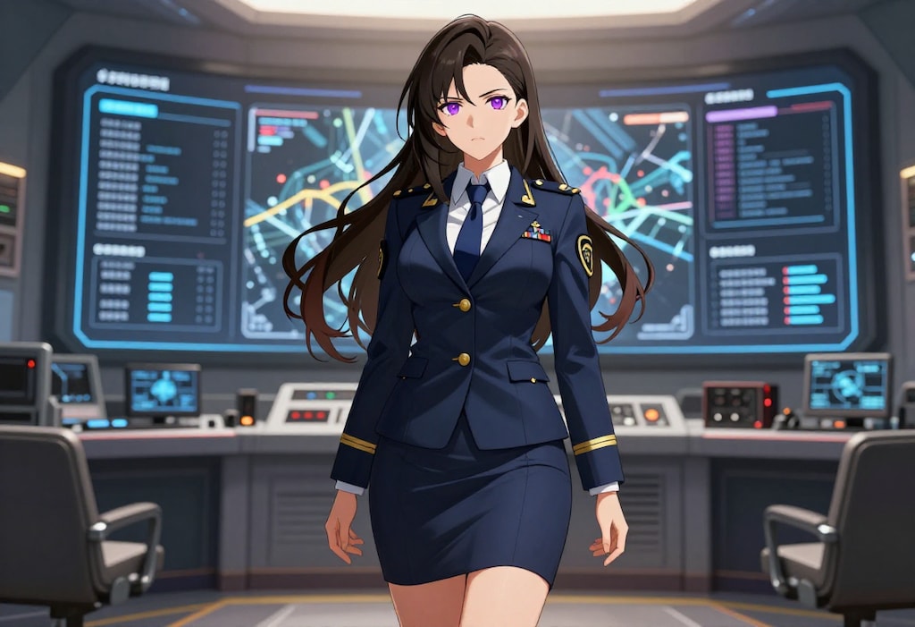 少佐殿（ネイビー制服）