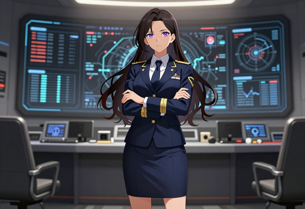 少佐殿（ネイビー制服）