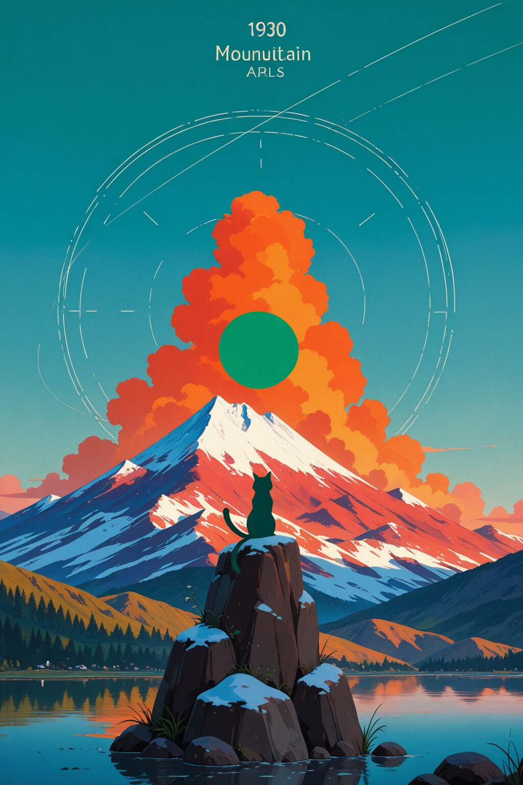CAT & MOUNTAIN | の人気AIイラスト・グラビア