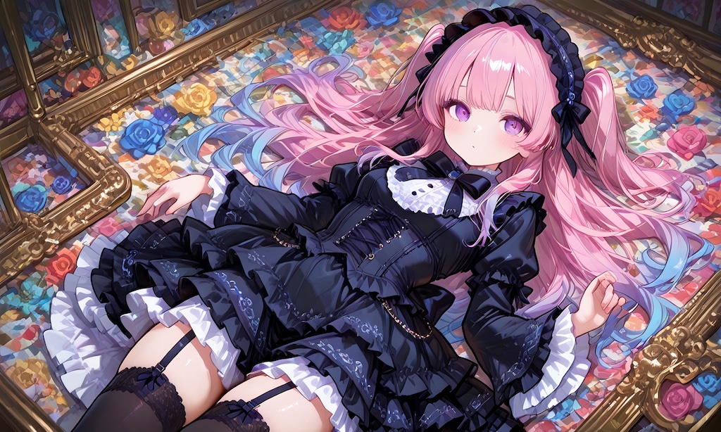 ふんわりゴスロリ少女