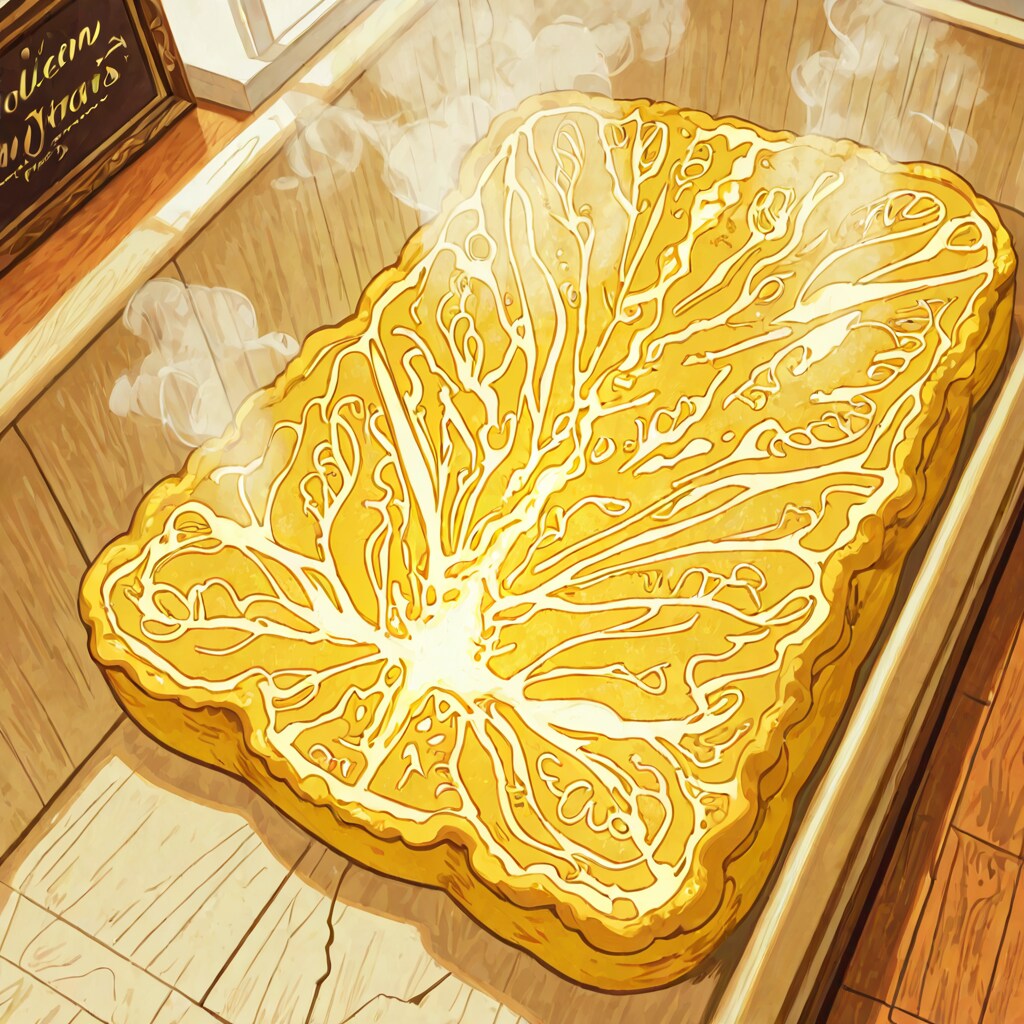 焼きたてのパンと湯気