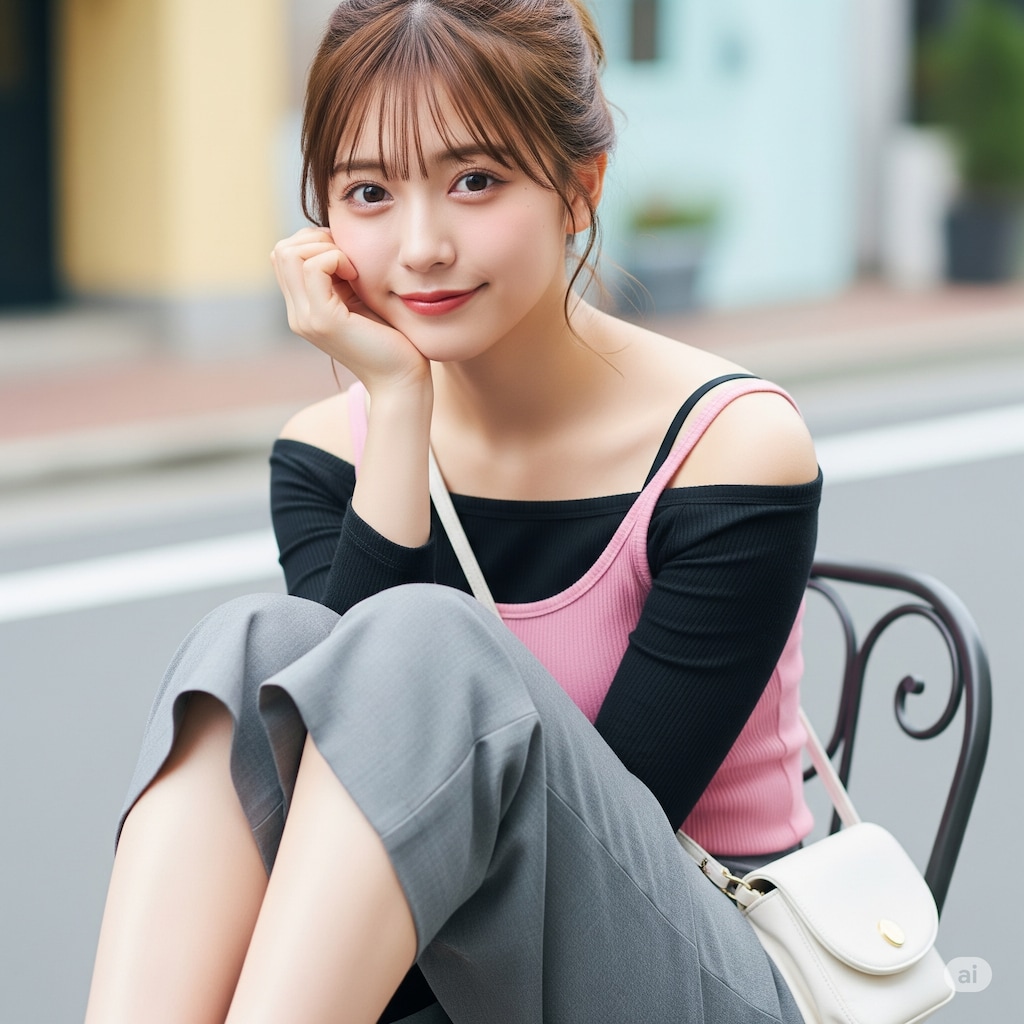 ぶりちゃん、毛利蘭コス？