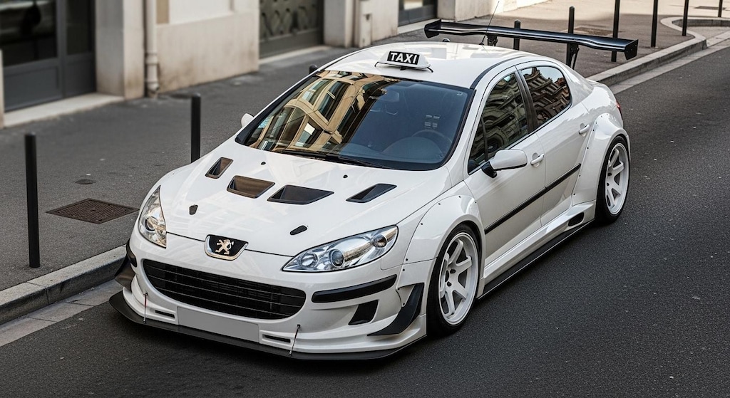 プジョー407タクシーのドリ車