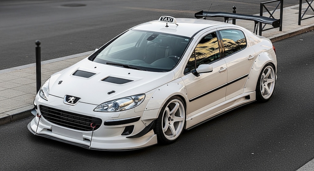 プジョー407タクシーのドリ車