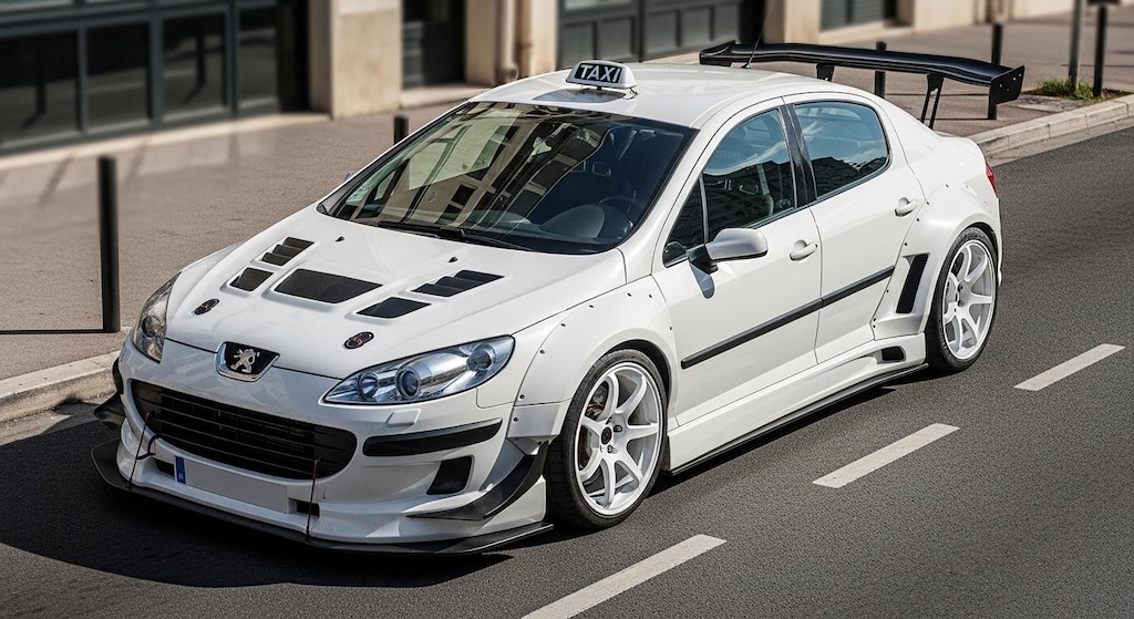 プジョー407タクシーのドリ車