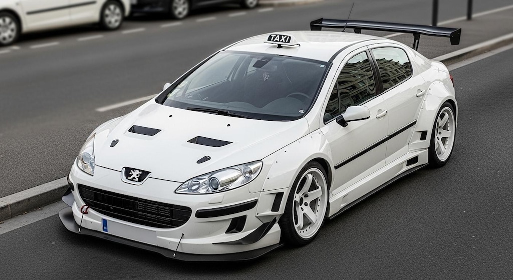 プジョー407タクシーのドリ車