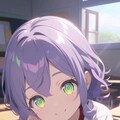 紫髪の小さな女の子 4枚目