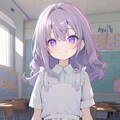 紫髪の小さな女の子 9枚目