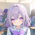 紫髪の小さな女の子 3枚目