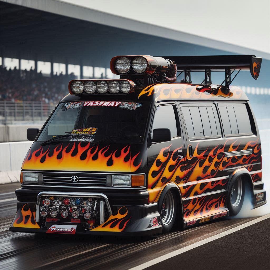 ハイエースのドラッグカー