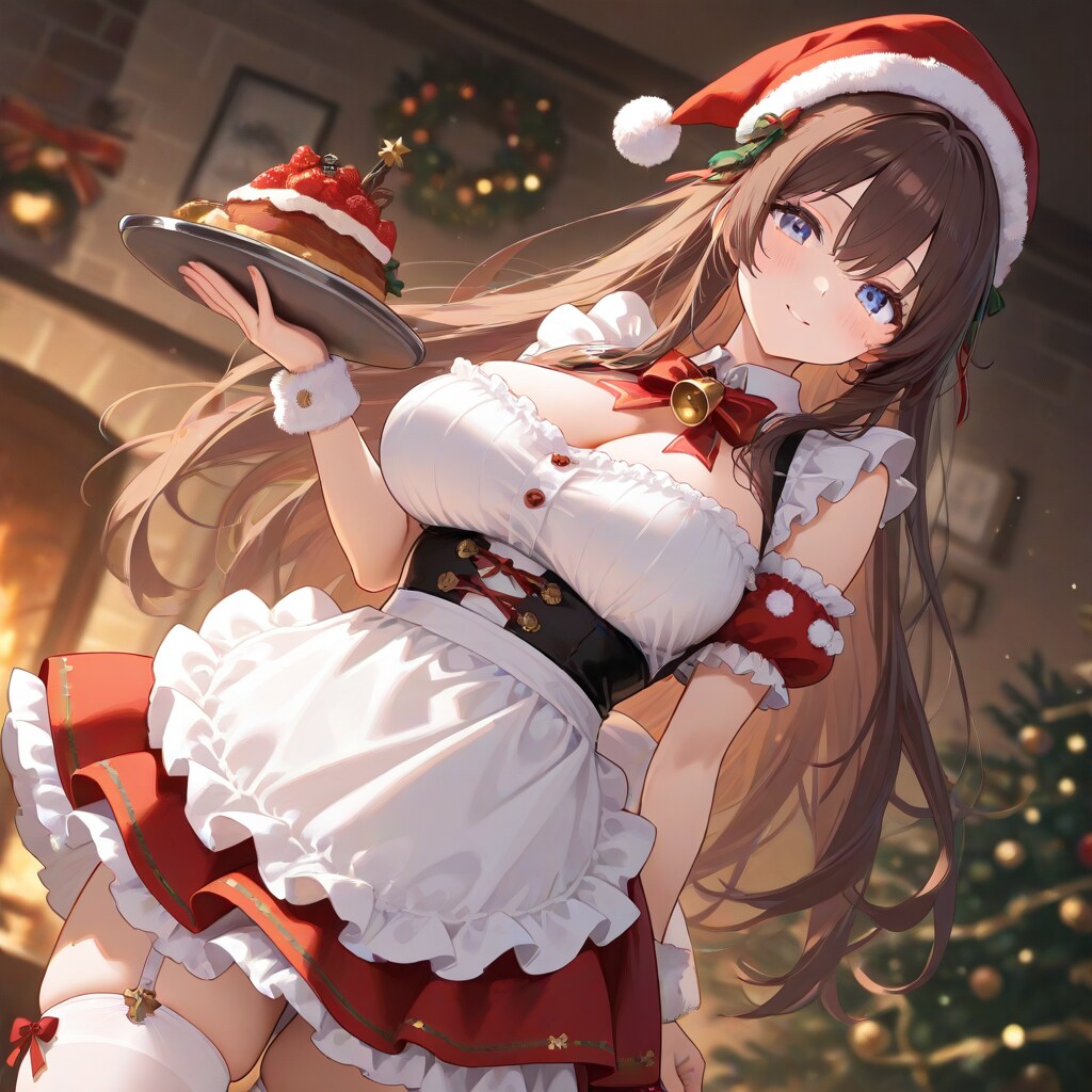 サンタクロースなメイドさん