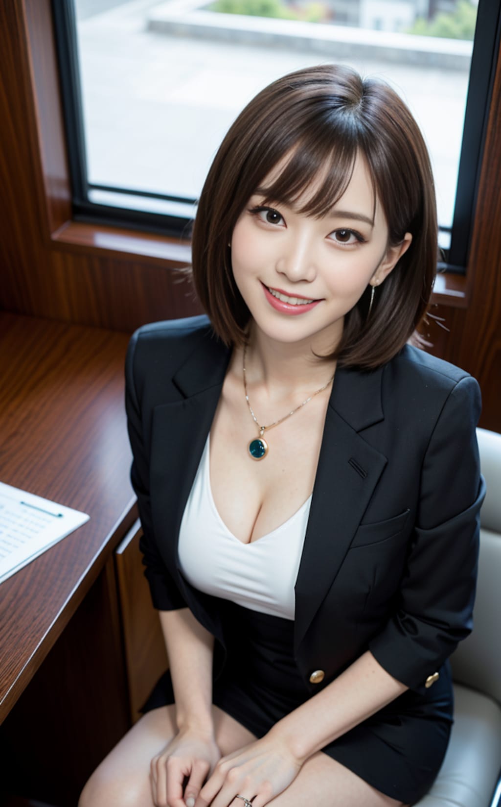 おねえさんの谷間