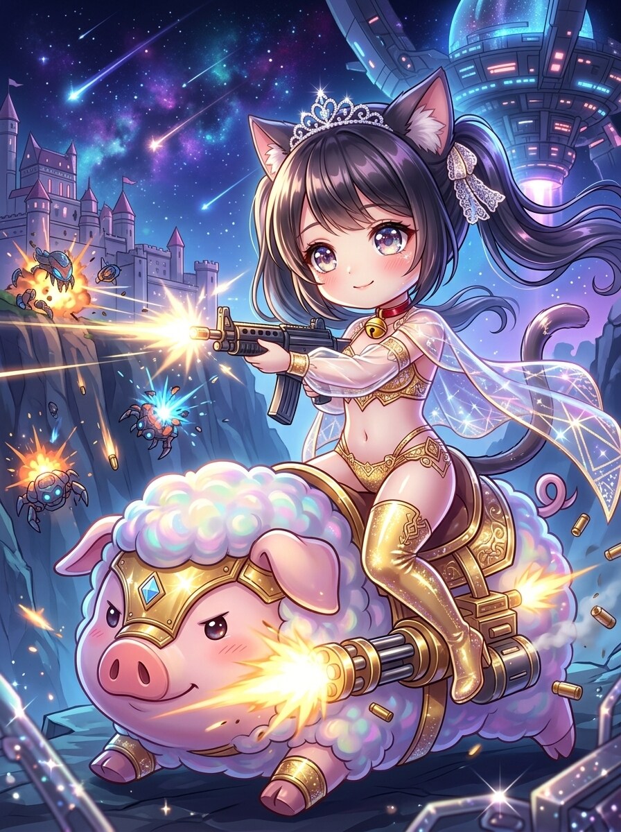 黒ツイにゃん