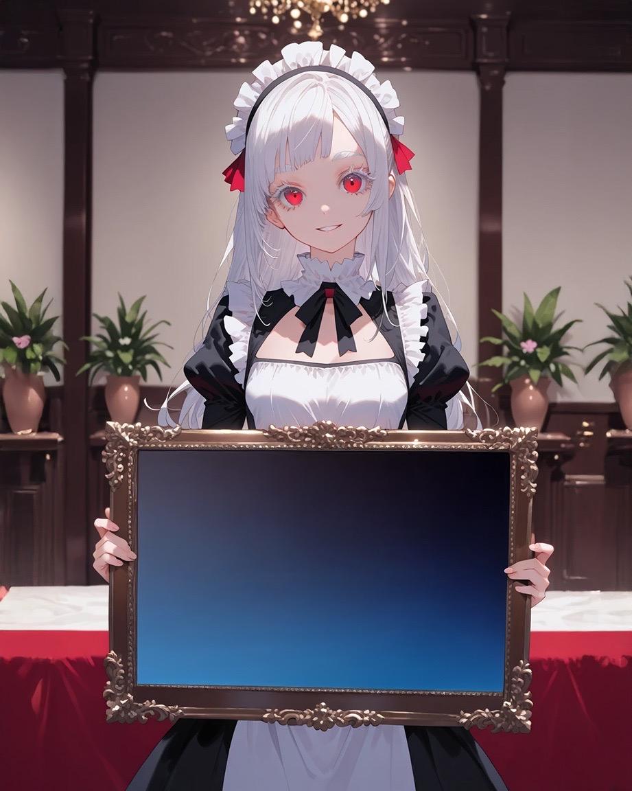 「ご主人、この額が出て来たんですけど」 | の人気AIイラスト・グラビア