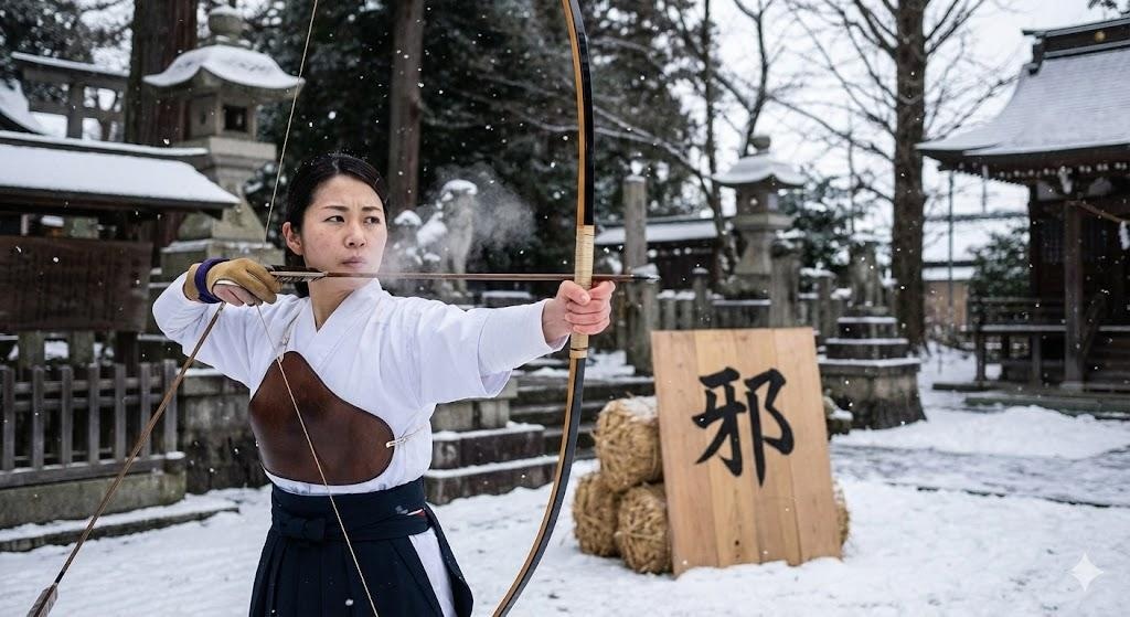 奉射神事の巫女