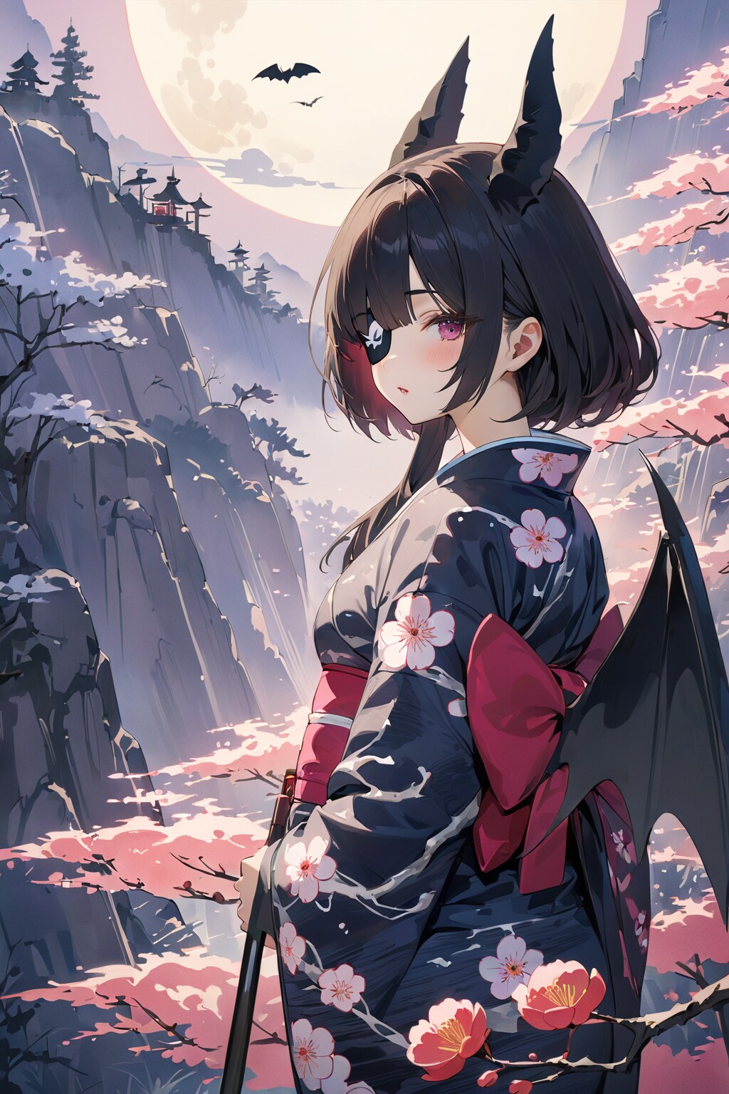 眼帯をした吸血鬼