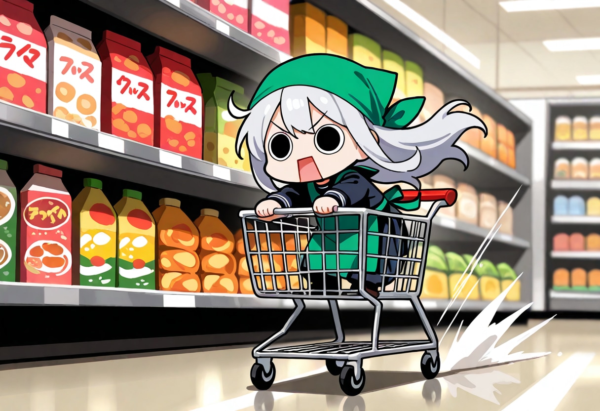 ショッピングカートえらいこっちゃ嬢