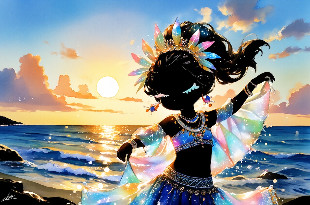 ポリネシアの少女