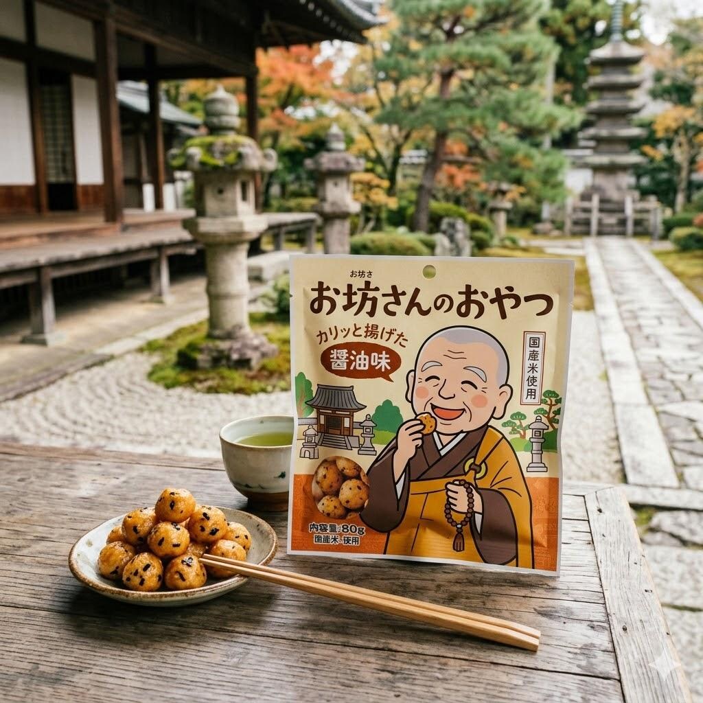 お坊さんスナック菓子