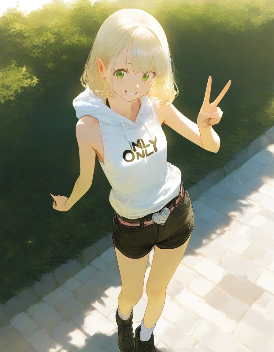 今日のパーカー娘 | の人気AIイラスト・グラビア