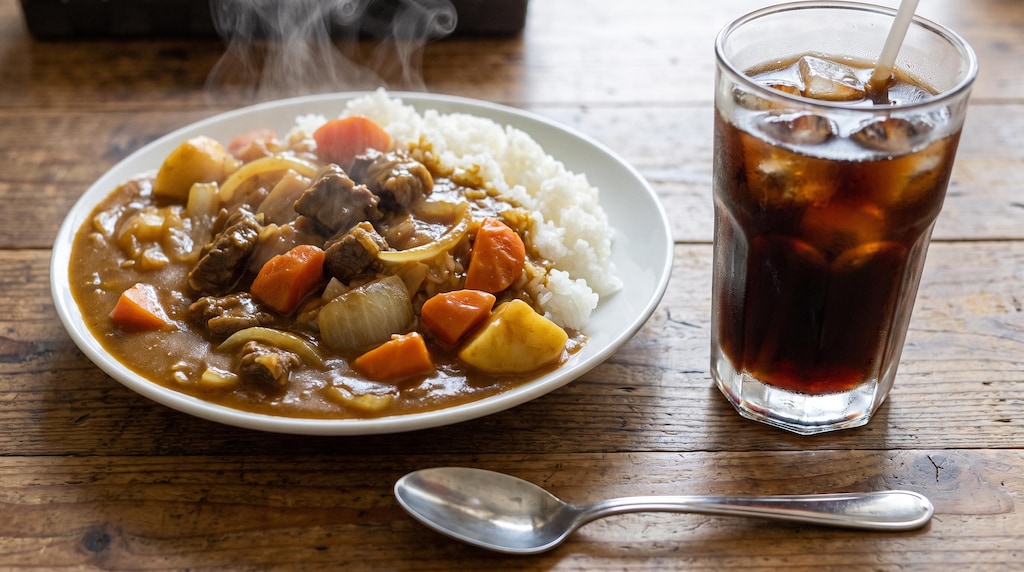 摩訶不思議食堂の具沢山カレーライス