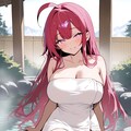 フィレット(前回の表紙キャラ)の温泉に入浴中♨️😍💞 2枚目