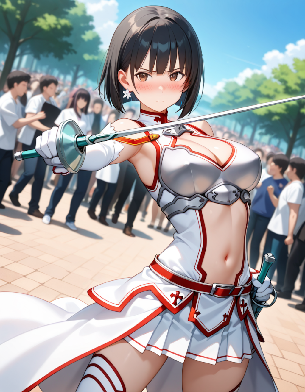 清楚人妻　SAOコスプレ