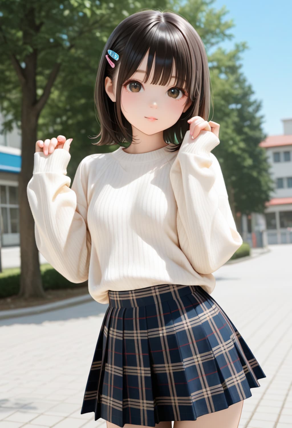 黒髪の美少女(303)