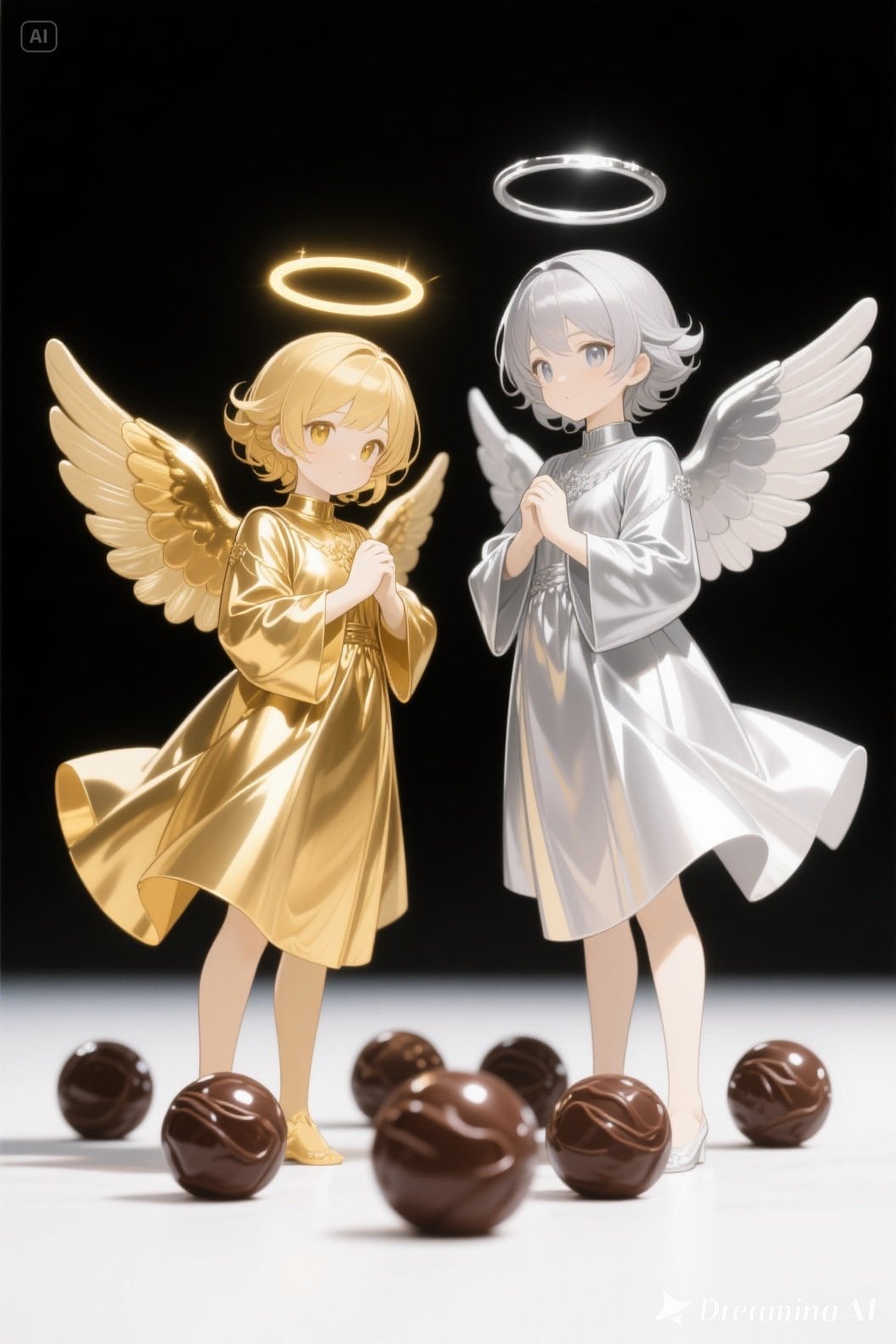 金と銀のエンゼル503 | の人気AIイラスト・グラビア