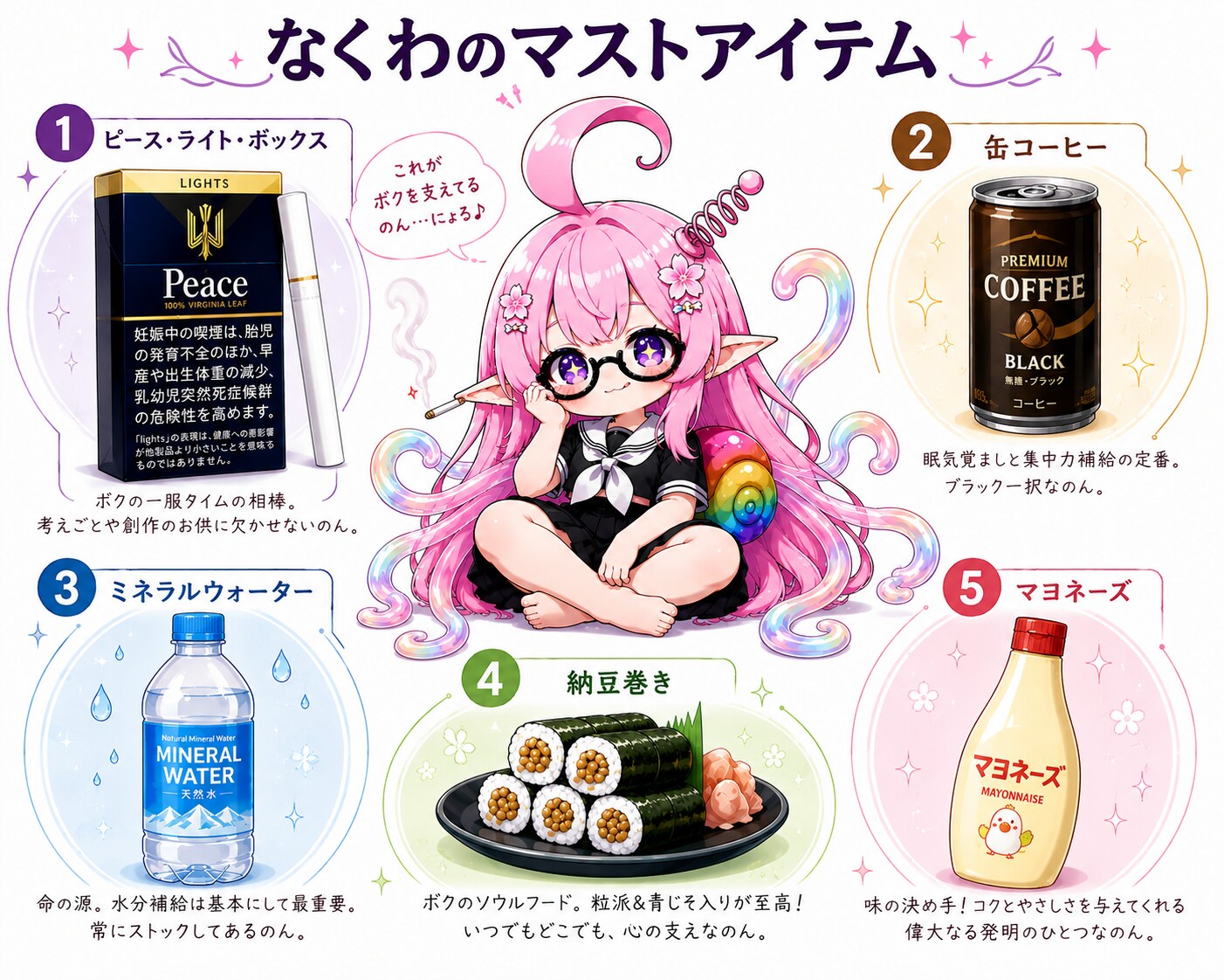 なくわのマストアイテム