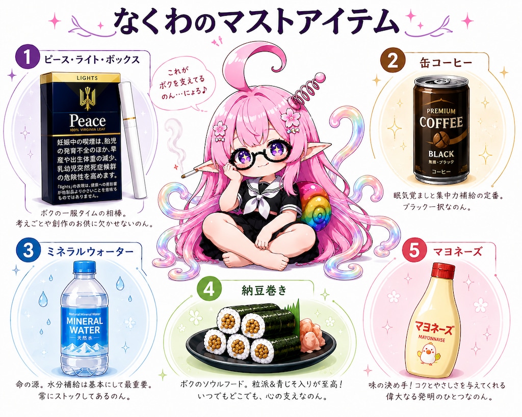 なくわのマストアイテム