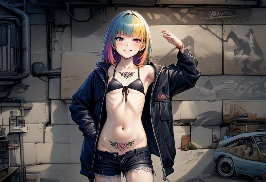 パンクな子でパンチラ（１）