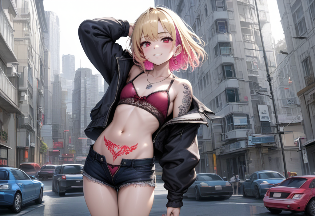 パンクな子でパンチラ（１）